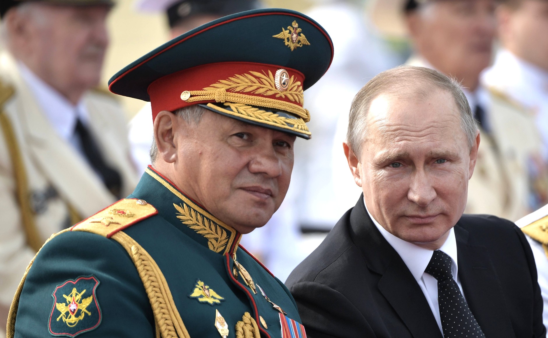 Sergej Šojgu i Vladiir Putin