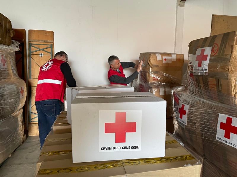 Crveni krst Crne Gore uputio pomoć Bosni i Hercegovini