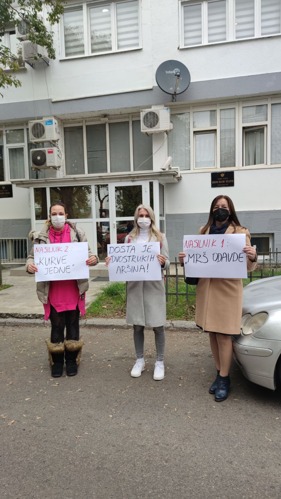 Foto: Protest ispred Osnovnog državnog tužilaštva 