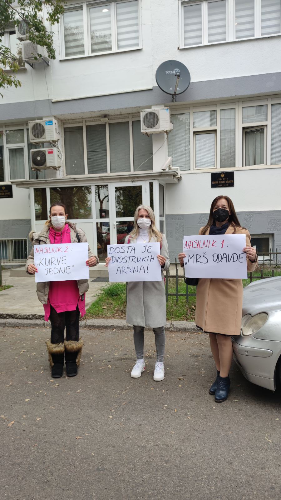 Foto: Protest ispred Osnovnog državnog tužilaštva