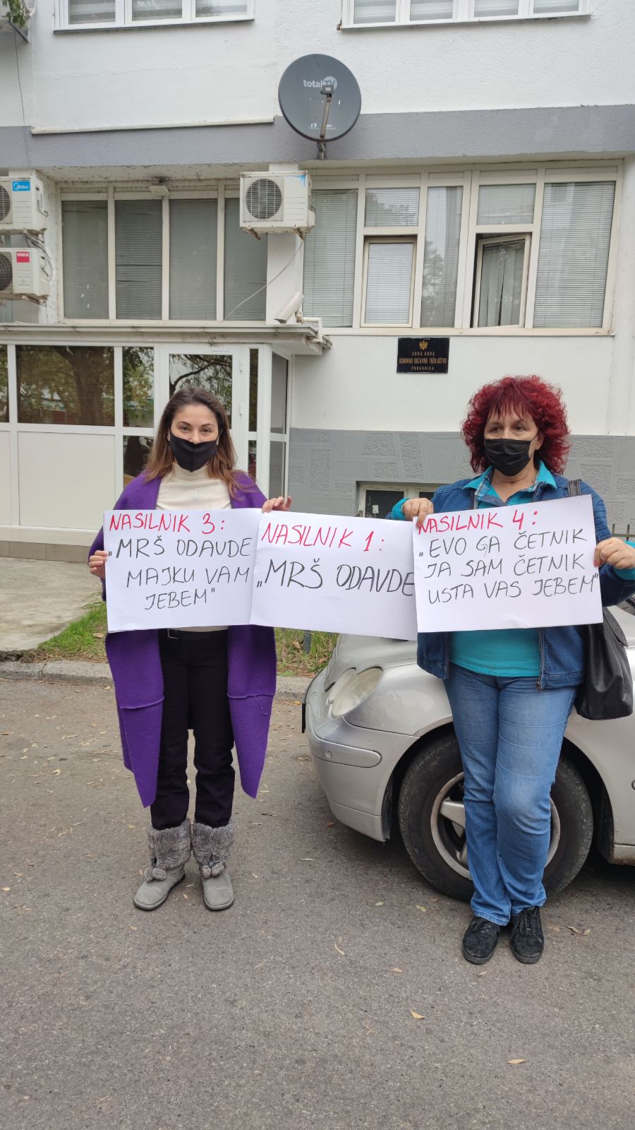 Foto: Protest ispred Osnovnog državnog tužilaštva 