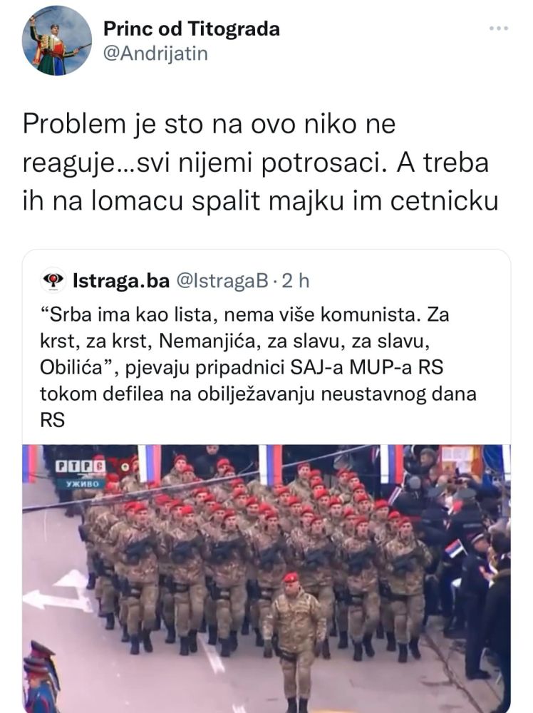 Objava službenika MUP-a koju provjeravaju organi unutrašnjih poslova, Foto: screenshot/RTCG