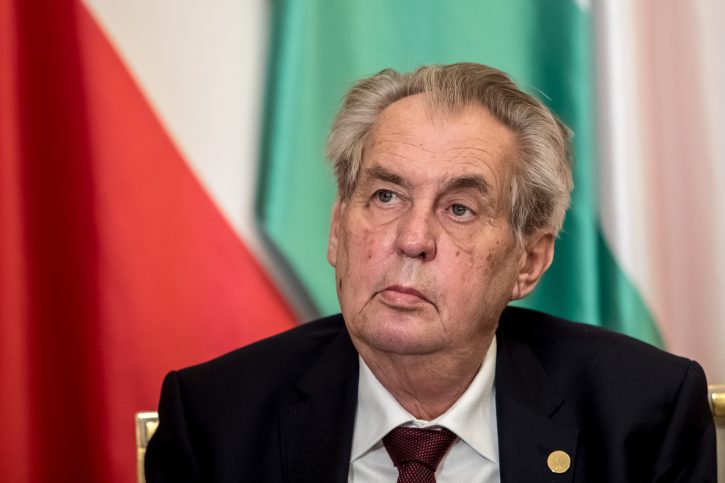 Miloš Zeman Foto:EPA-EFE/MARTIN DIVISEK