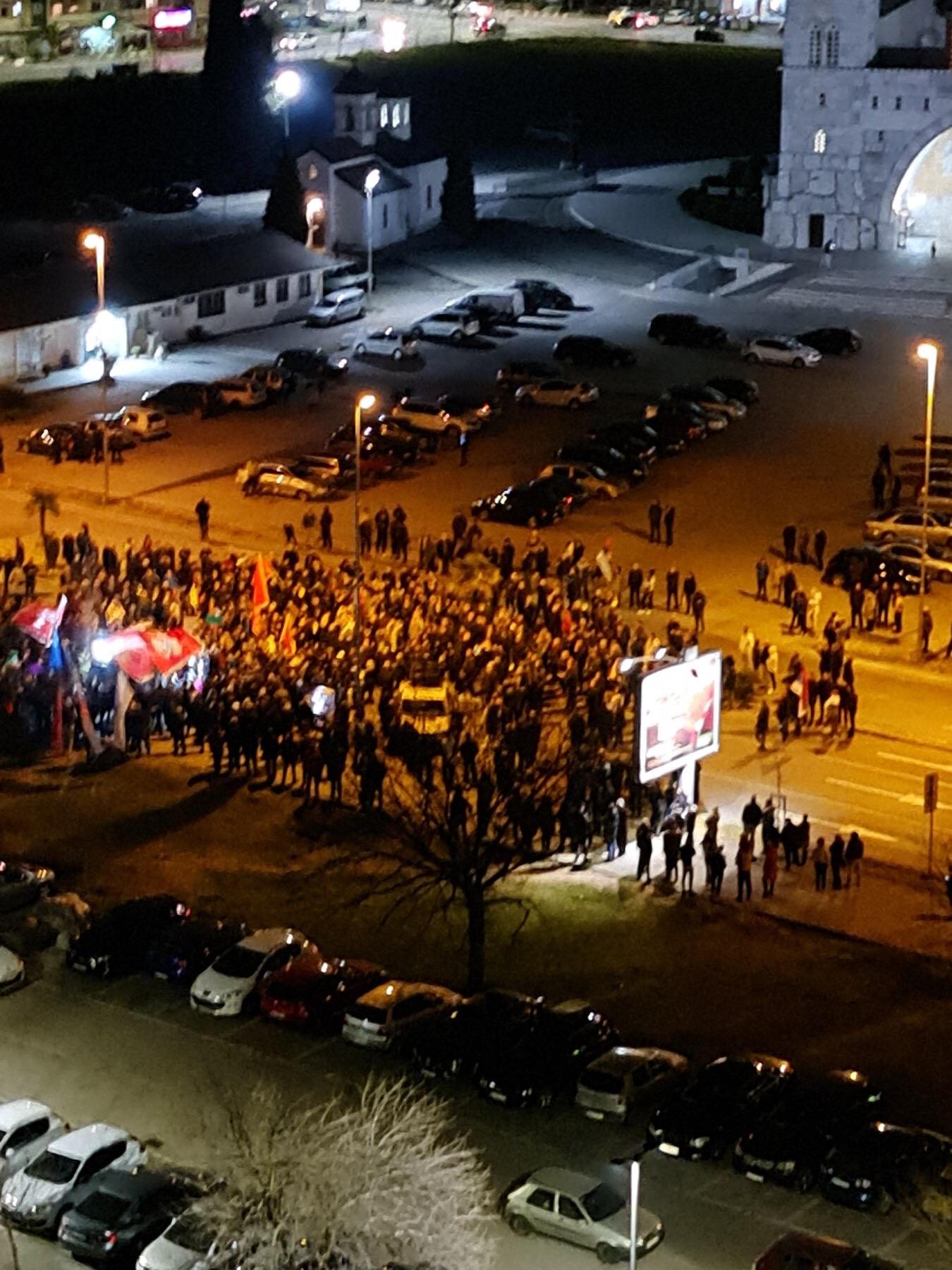 Protest Demokrata u Podgorici, Foto: CdM