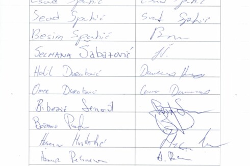 Potpisi podrške protesta za put R 29