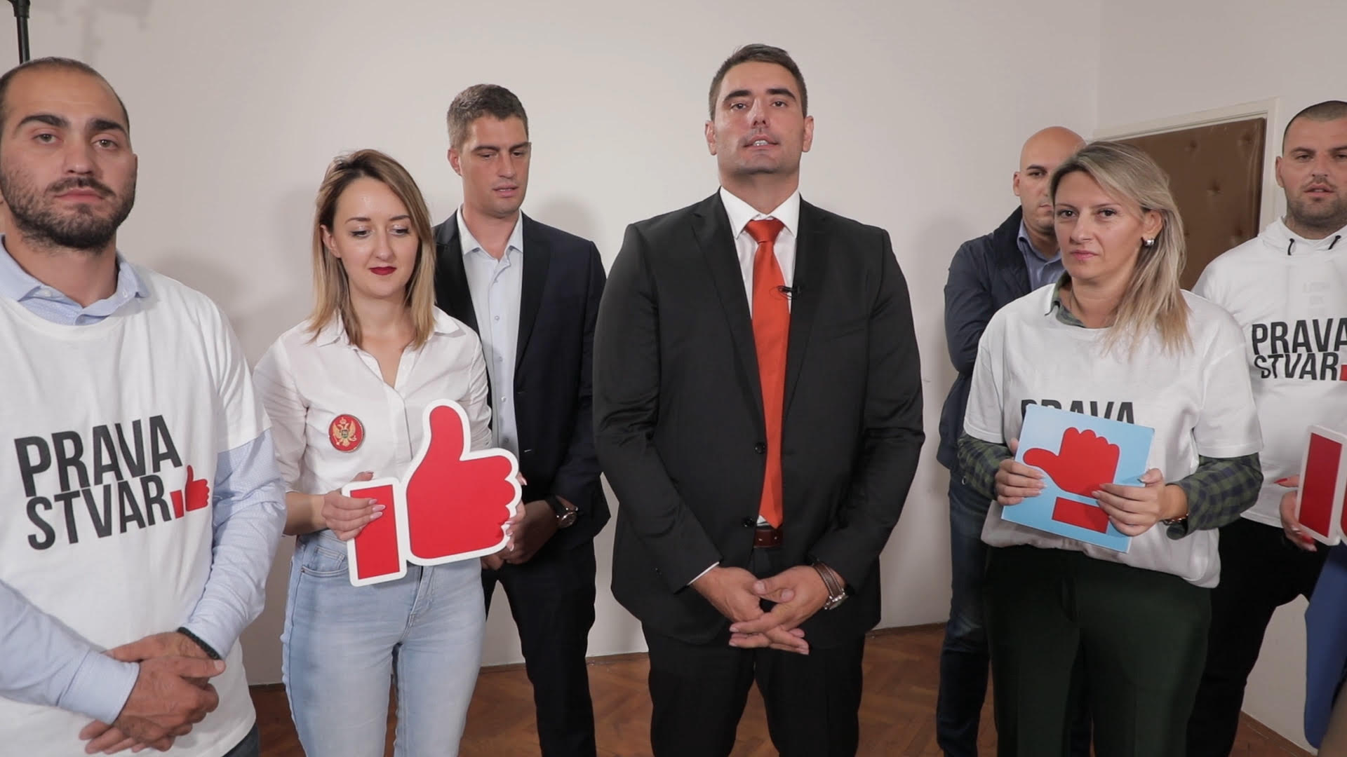 PRAVA STVAR, Koalicija Nastavljamo domaćinski – DPS, SD