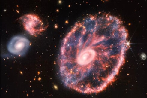 Galaksija Točak, Foto: NASA
