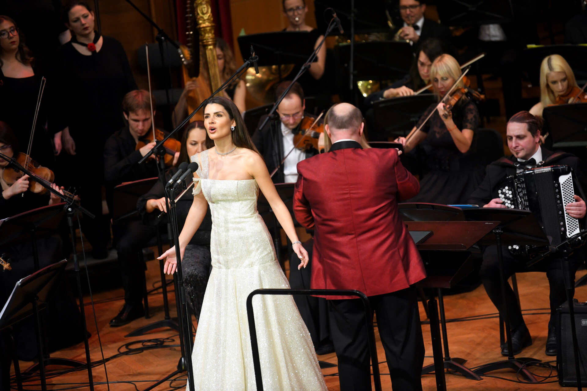 Sa koncerta u Velikoj dvorani Kolarčeve zadužbine; Foto: Nemanja Jovanović