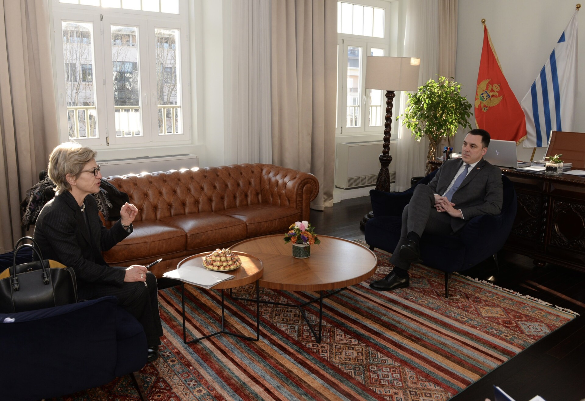 Ivan Vuković sa ambasadorkom Belgije