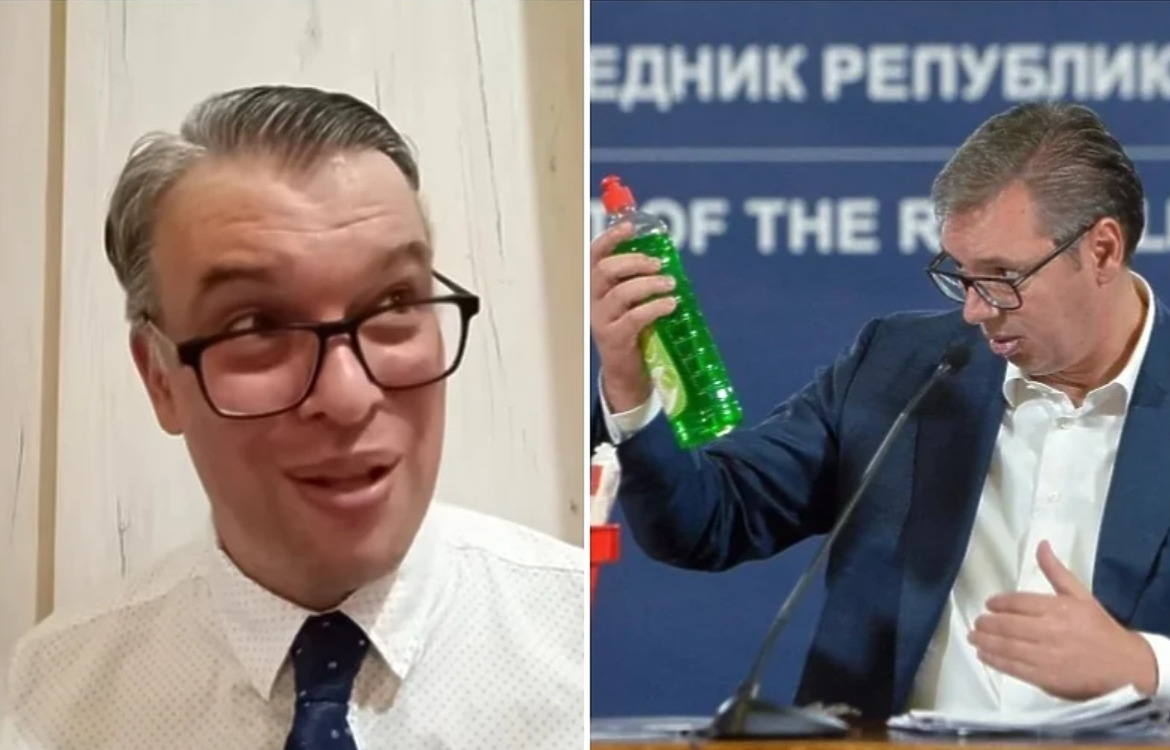 Komičar ismijao Vučićev nastup u vezi cijena: Srbija će iz zlatnog preći u dijamantsko doba