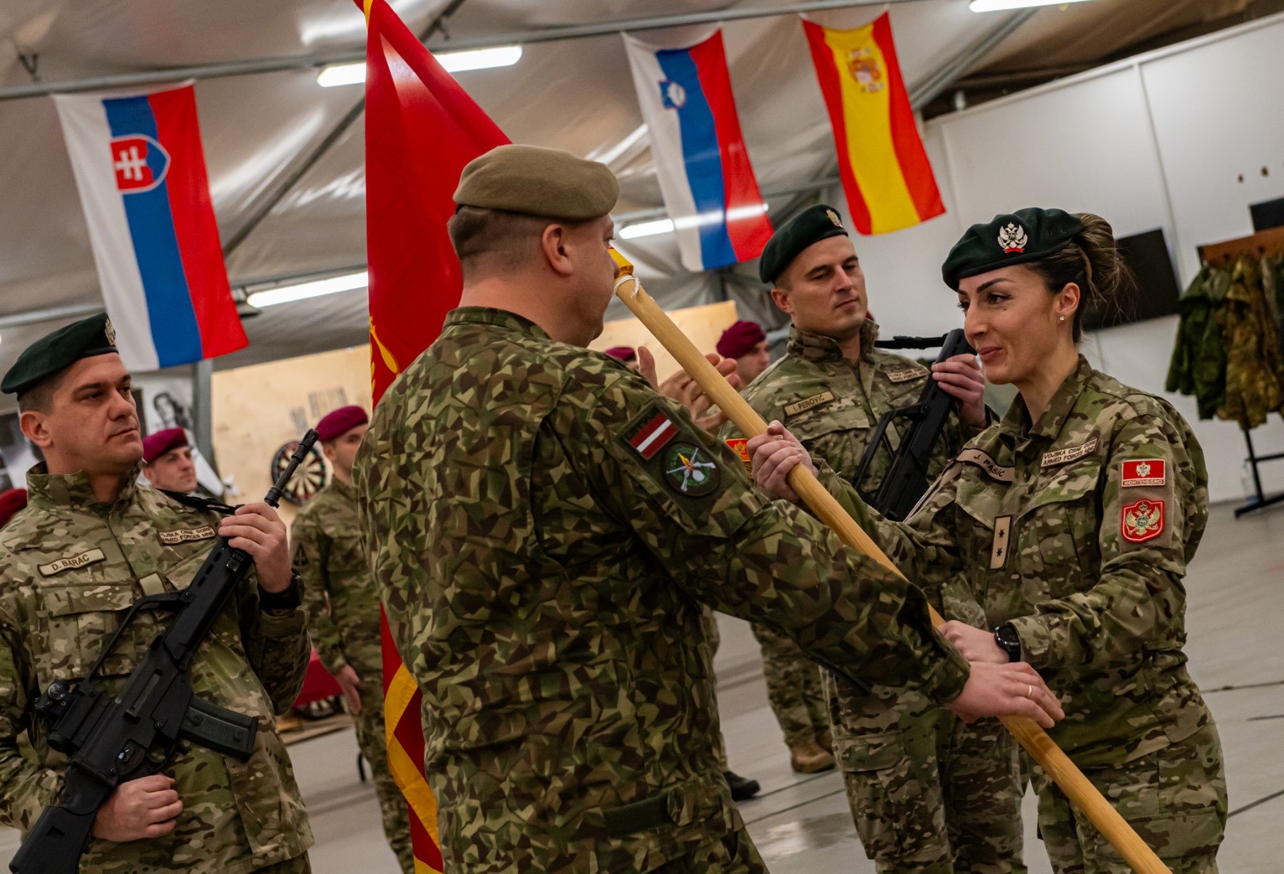 Jedanaesti kontingent Vojske Crne Gore preuzeo dužnost u Letoniji CdM