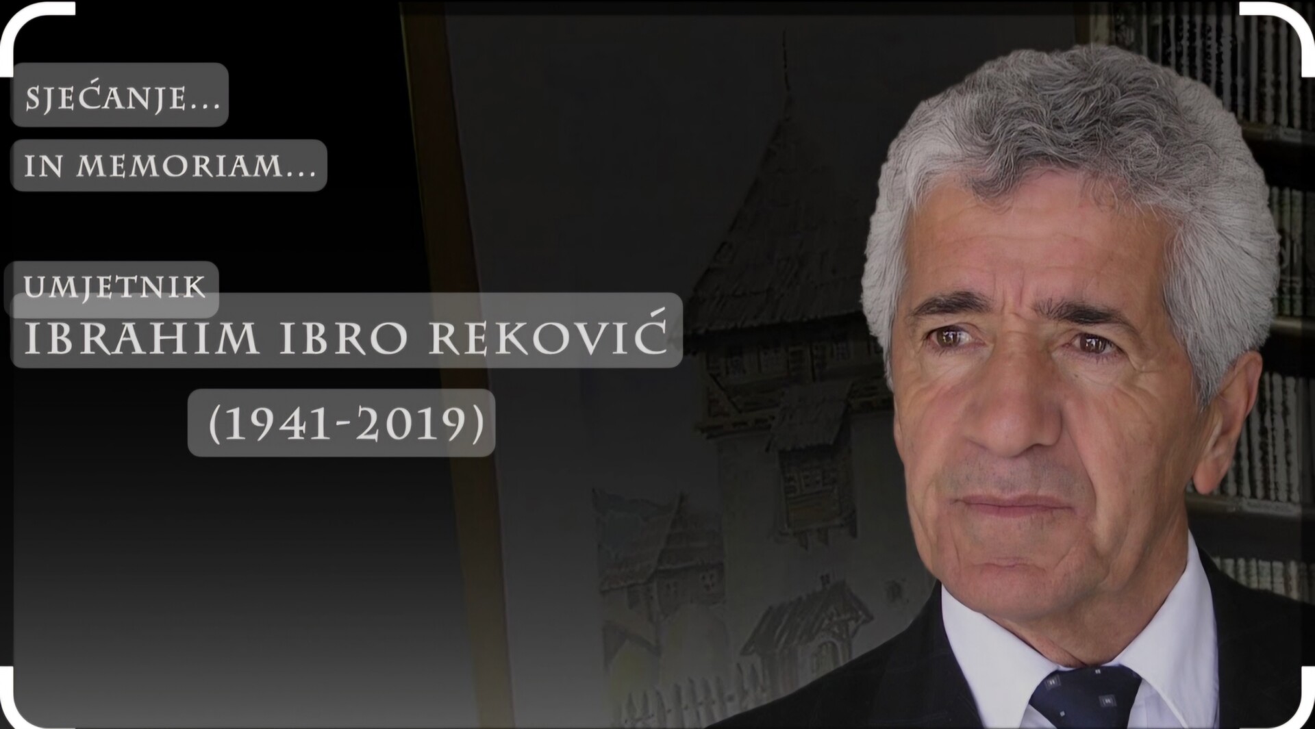 Ibrahim Rekovic posthumno Specijalna plaketa casopisa Komun@ Radio televizija Rožaje