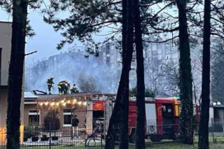 Požar u Nikšiću/ Foto: CdM (Anica Vujadinović)