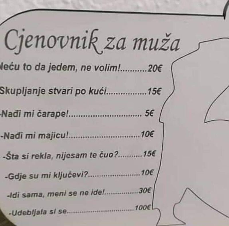 Svi se opametimo kad nas udare po džepu, pa zašto ne bi i gospodin muž, složili su se korisnici društvenim mreža