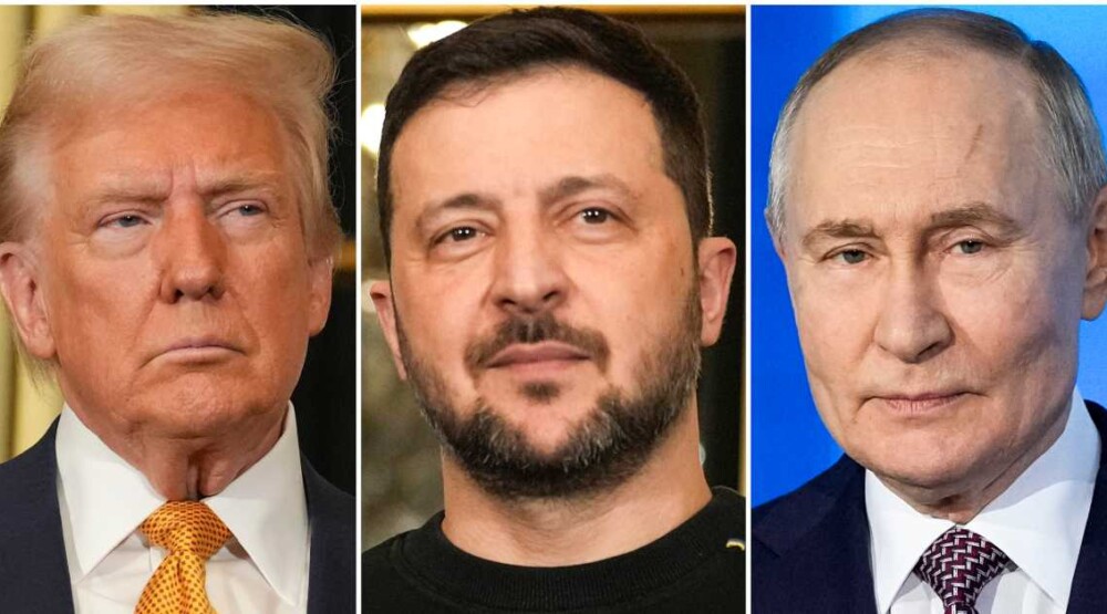 Tramp, Zelenski, Putin