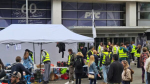 Blokada RTS /Foto: RFE FL