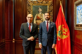 Volker Turk i Jakov Milatović, Foto: X