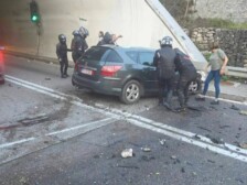 Sa mjesta nezgode/ Foto: Patrole CG