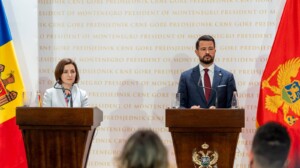 Milatović i Sandu; Foto: Kancelarija za odnose sa javnoću Predsjednika