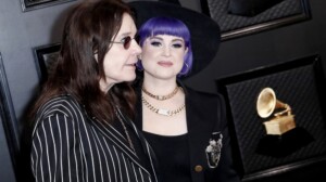 Ozi Ozborn sa kćerkom Keli; Foto: EPA/ETIENNE LAURENT