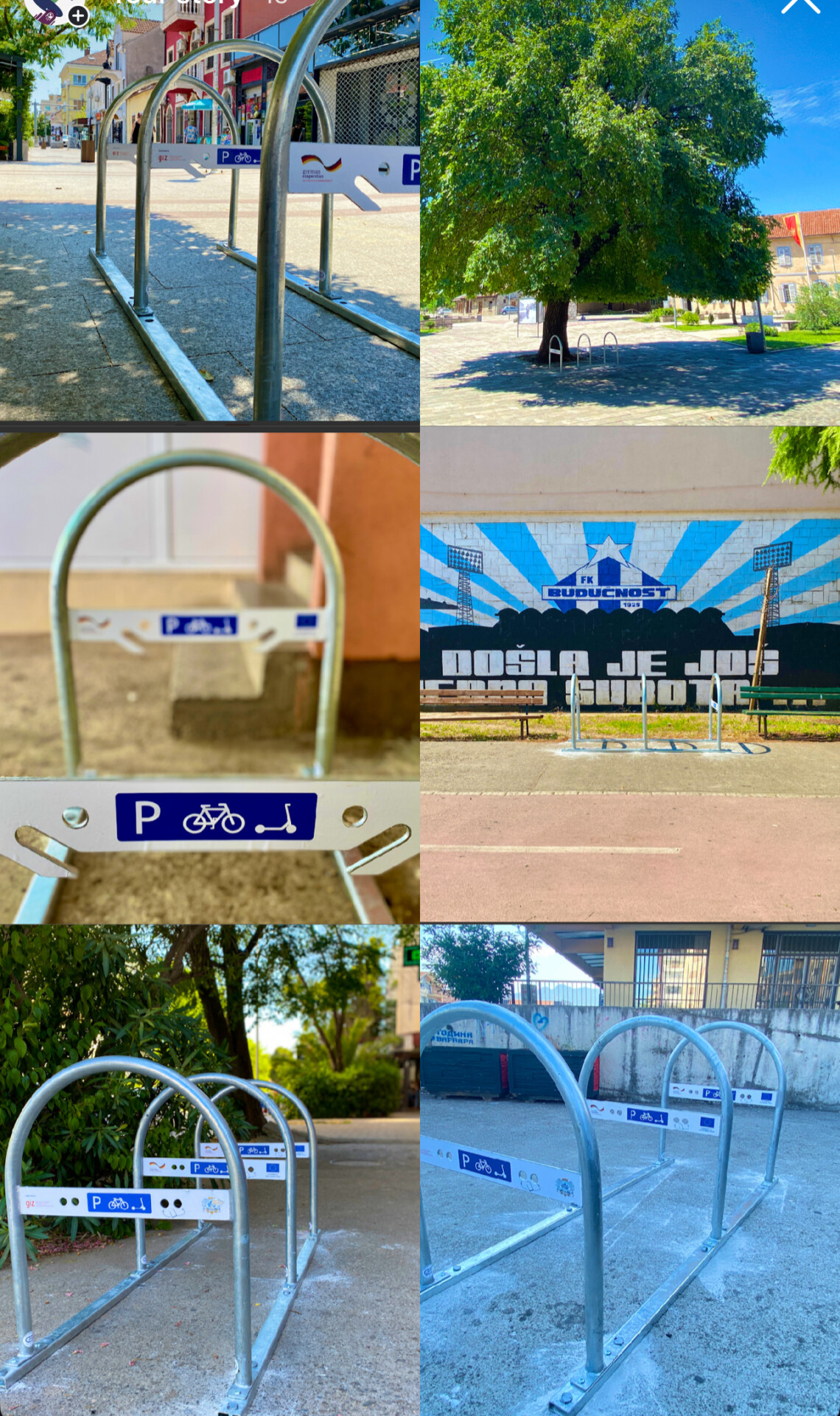 Podgorica dobila prvih šest sigurnih BPARCO parkirališta za bicikle i električne trotinete