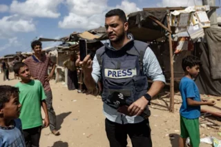 Gaza/novinari, Foto: EPA-EFE