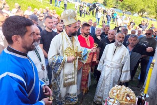 Juče u selu Gornje Zaostro (Foto: Eparhija budimljansko nikšićka)