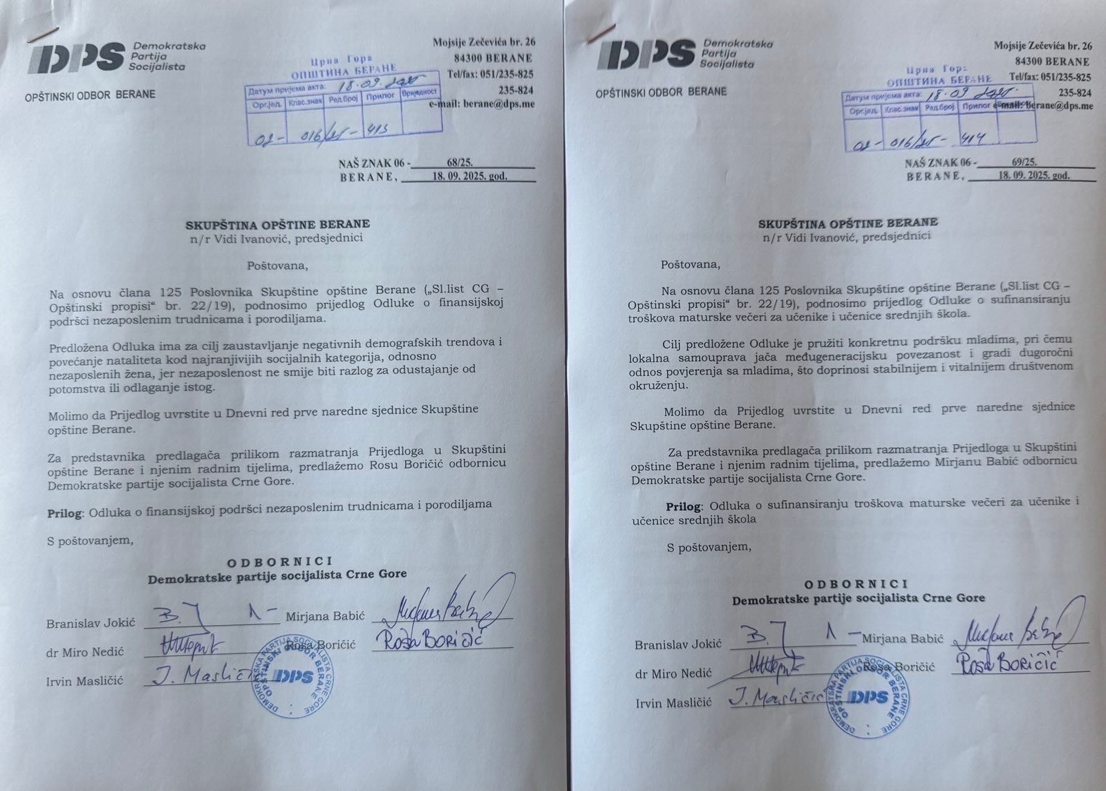 Foto: DPS Berane 