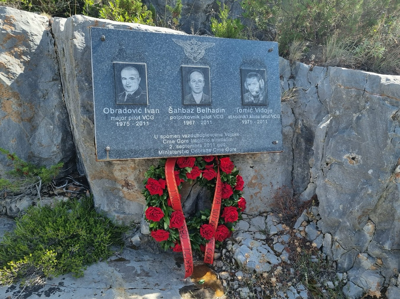 Vijenac za stradale vojnike na Luštici
