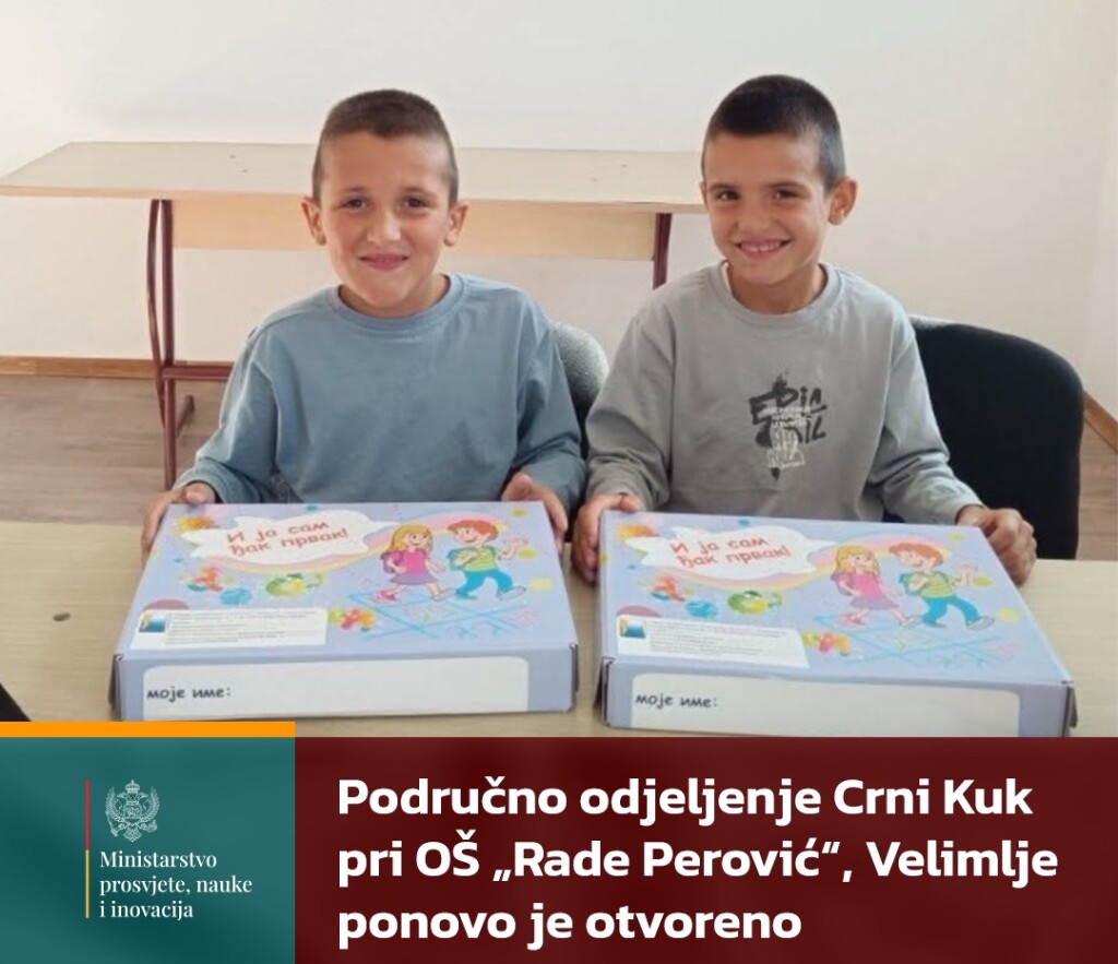 Ponovo oživjela učionica u Crnom Kuku: Školska godina počela uz dječji smijeh