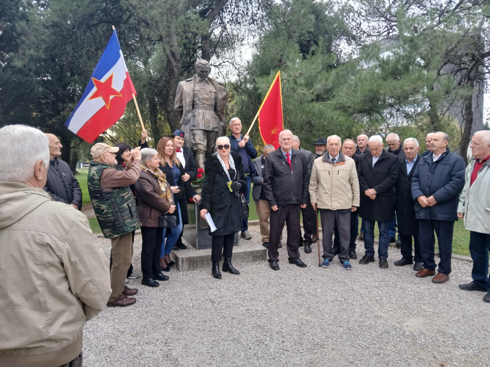 Polaganje cvijeća na spomenik Josipa Broza Tita, Foto: SOBNOR