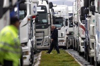 Kamioni/Protest/EPA/GEORGI LICOVSKI