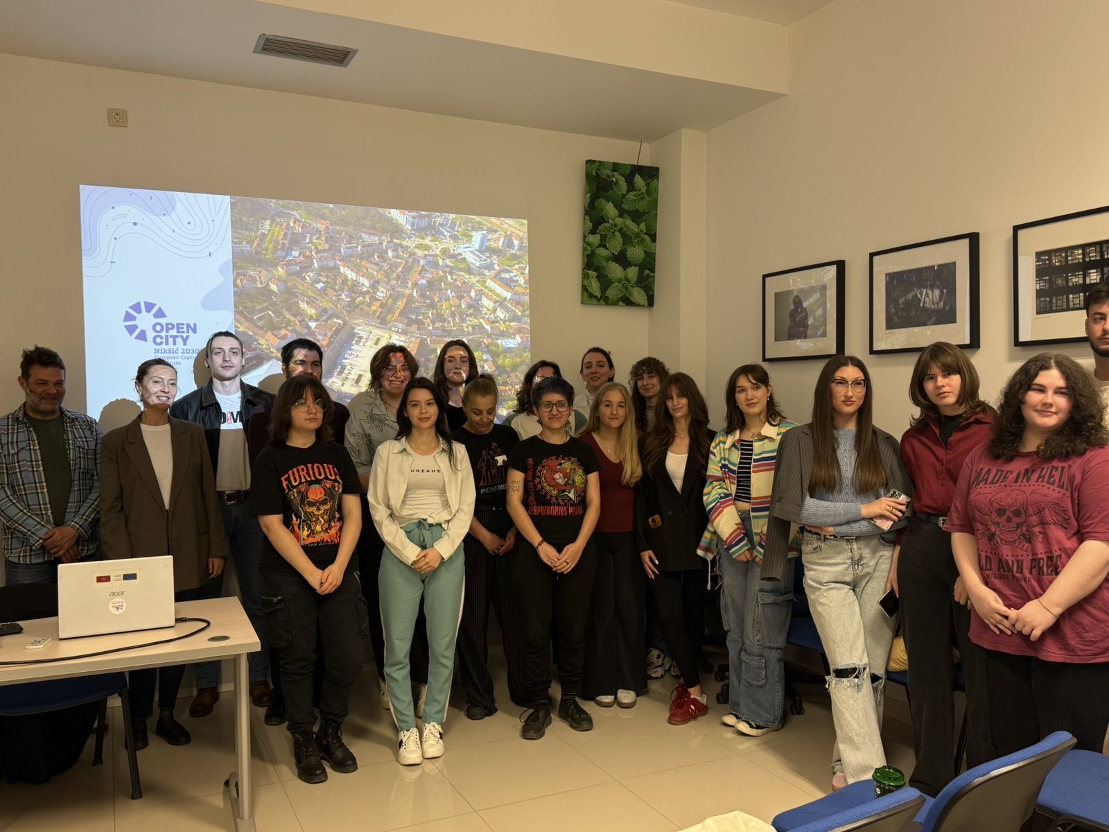 Prezentacija projekta Nikšić 2030 Evropska prijestonica kulture na Fakultetu vizuelnih umjetnosti