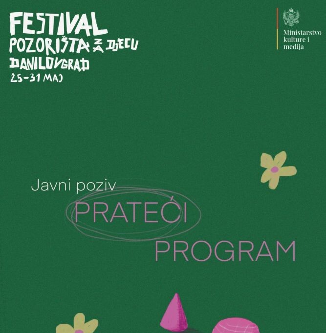 Otvoren javni poziv za prateći program prvog Međunarodnog festivala pozorišta za djecu u Danilovgradu