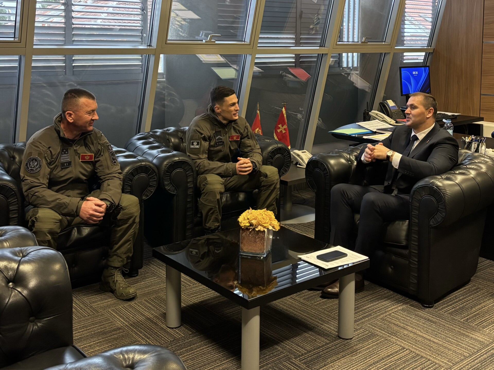 Šćepanović ugostio Čađenovića povodom titule prvaka Evrope u kik-boksu