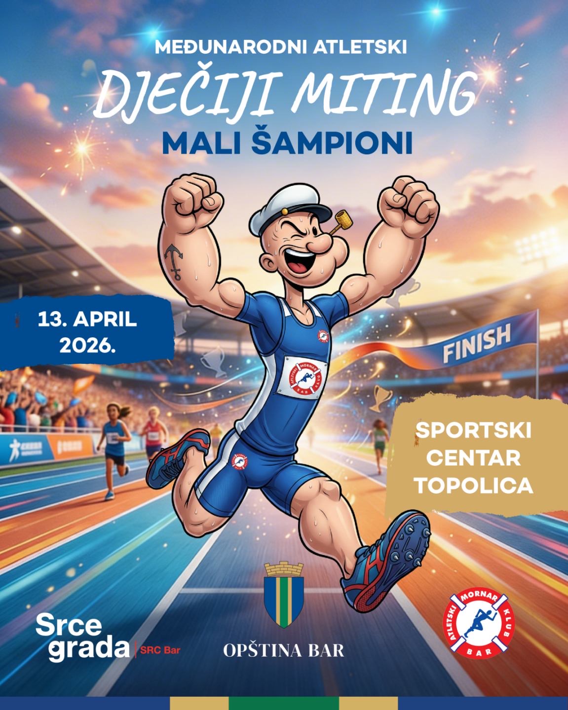 Bar domaćin Međunarodnog dječijeg mitinga “Mali šampioni”