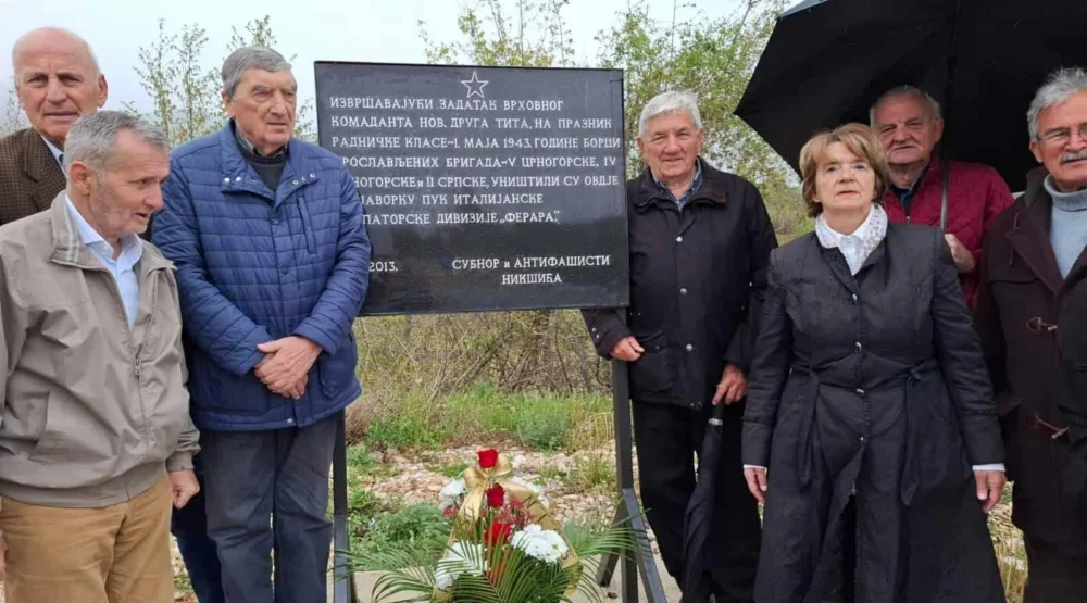 Foto: UBNOR i antifašisti Nikšića