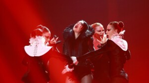 Tamara Živković na Eurosongu; Foto: EPA/HANNIBAL HANSCHKE