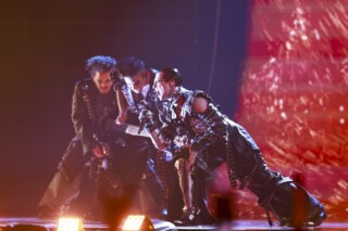 Lavina na Eurosongu; Foto: EPA/HANNIBAL HANSCHKE