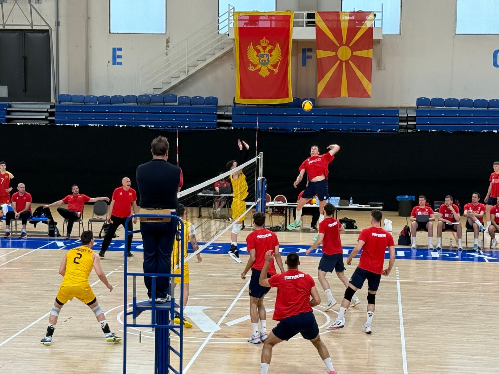 Odbojkaši sparingovali sa Sjevernom Makedonijom, zvanični prijateljski meč u petak