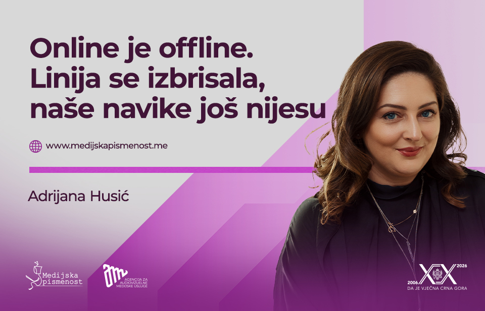 Online je offline. Linija se izbrisala, naše navike još nijesu