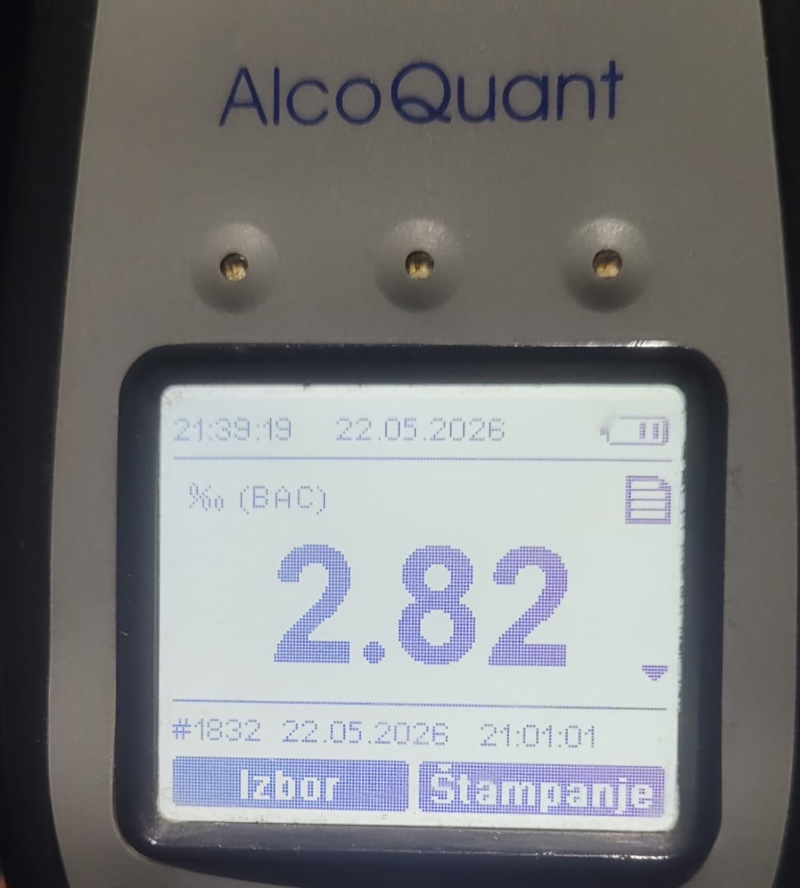 Uhapšena dva vozača u Baru zbog vožnje pod dejstvom alkohola