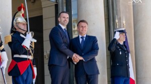 Spajić i Makron (Foto: Vlada Crne Gore)