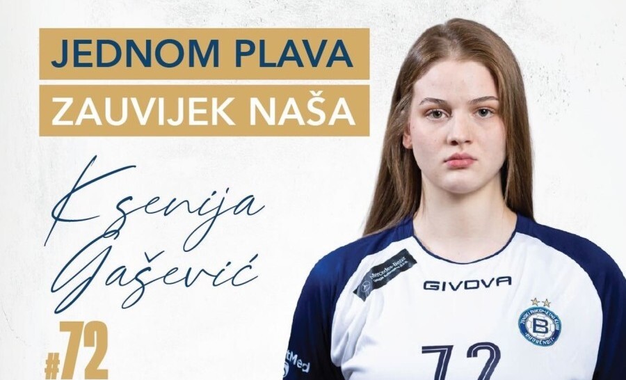 Ksenija Gašević iz Budućnosti u Poljsku po iskustvo i minute
