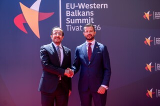 Nikos Hristodulidis i Jakov Milatović, Foto: X