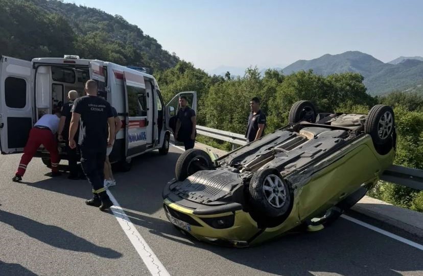 Udes na Kruševom ždrijelu, lakše povrijeđena jedna osoba