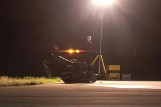 Dron na aerodromu u Leipzigu